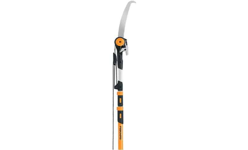 Fiskars Chain Drive 7–16 Foot Extendable Pole Saw & Pruner (394631-1001)