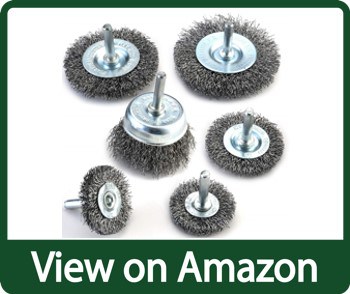 TILAX Wire Brush Wheel Cup Brush Set 6 Piece, Wire Brush for Drill