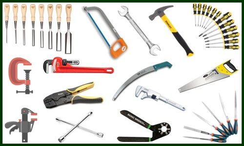 不同類型的手動工具及其用途