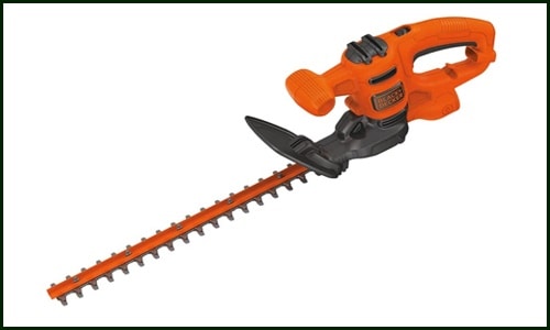 A hedge trimmer