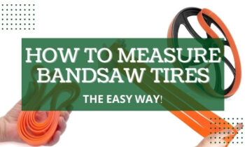 如何測量帶鋸機輪胎